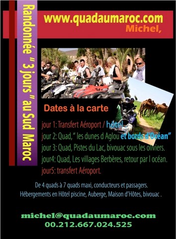 quads au maroc